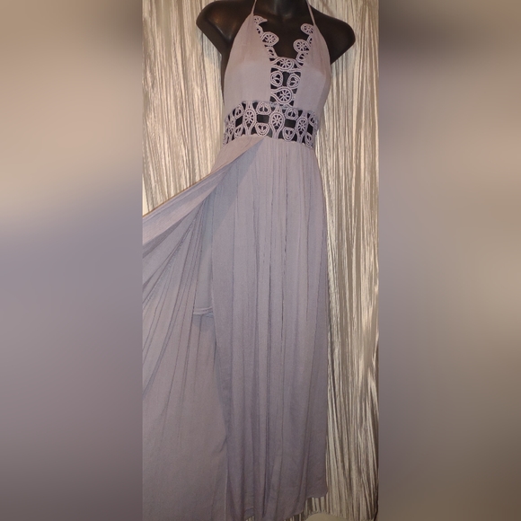 Stella luce plunging halter cut out maxi dress - Picture 11 of 12